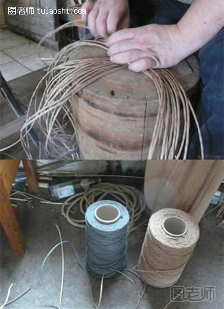如何手工编织篮子的方法