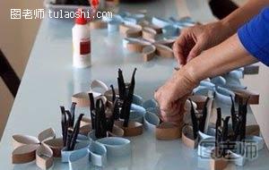 卷纸筒制作创意壁纸教程 创意diy手工教程