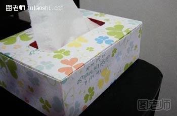 纸盒手工DIY纸巾盒教程 自己手工制作抽纸盒