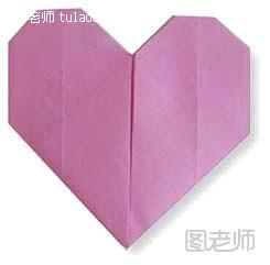 红桃心的折纸方法
