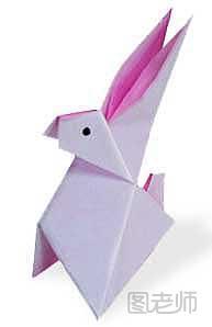 兔子的折纸方法