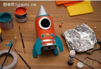 手工制作火箭教程 塑料可乐瓶制作宇宙飞船火箭