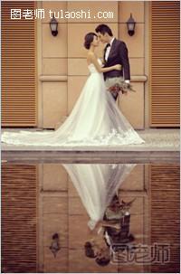 谈婚纱外景拍摄中长焦镜头的应用　婚纱摄影
