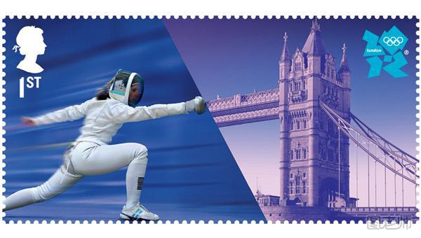 2012伦敦奥运会 邮票平面设计作品