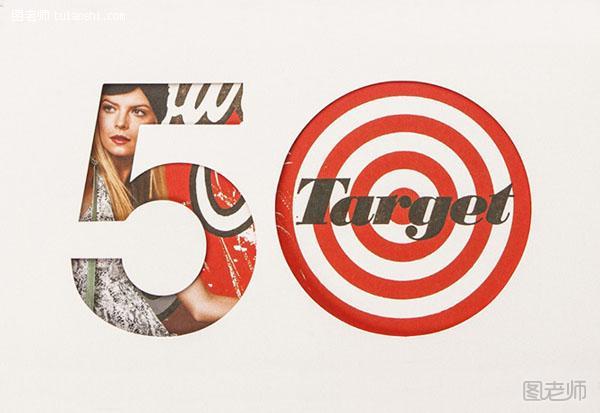 Target50周年纪念日晚会视觉形象平面设计作品