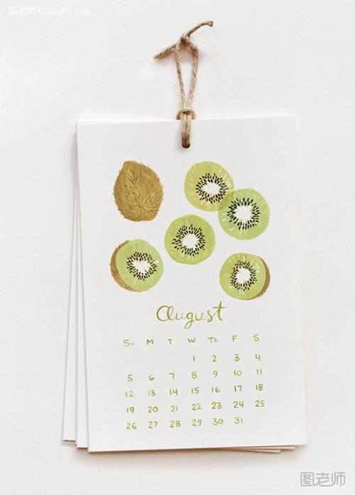 2012年日历设计欣赏——新鲜水果