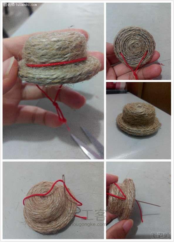 【图】手工编织教程 学做一顶小草帽