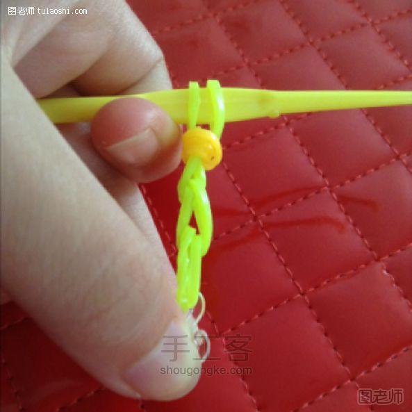 手工编织教程 的王牌之一：花团手链&挂件 彩虹织机