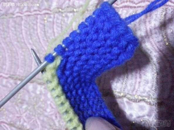 编织教程图解 坐便圈的新毛衣