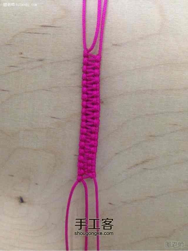 手工编织图解教程 怎样用线包半宝石