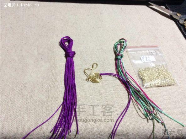 【图文】手工编织图解教程 绕线和编绳的华丽结合