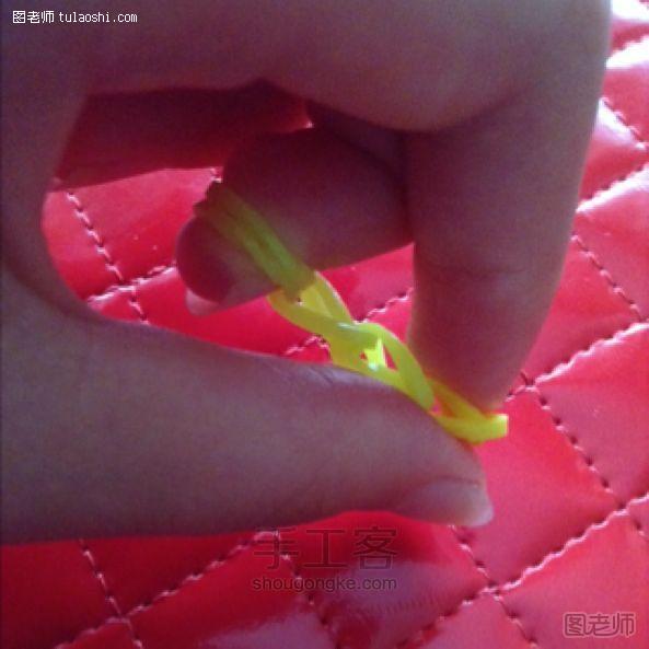 手工编织教程 的王牌之一：花团手链&挂件 彩虹织机