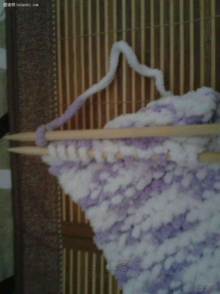 【图】手工编织教程 织围巾