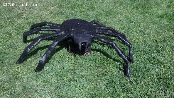 编织教程图解【图文】 Giant spider巨型蜘蛛