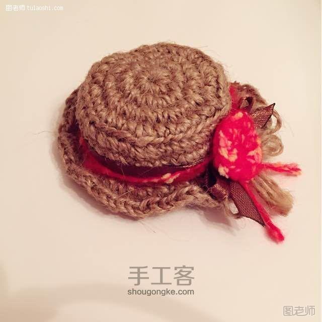 【图】手工编织图片教程 可爱的娃娃帽的制作