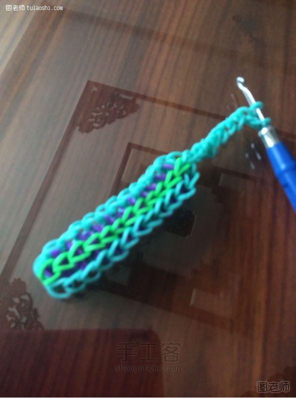 【图】手工编织图片教程 橡皮筋手链