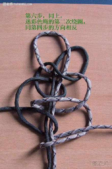 手工编织图解教程 一款超酷的男生手绳编法