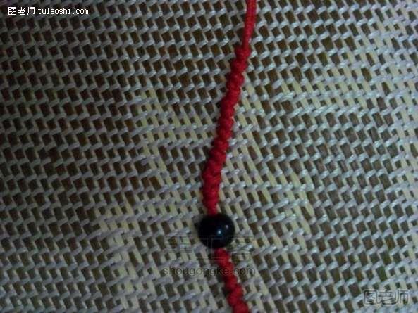 【图文】编织教程图解 简单的蛇结手链 DIY饰品制作方法