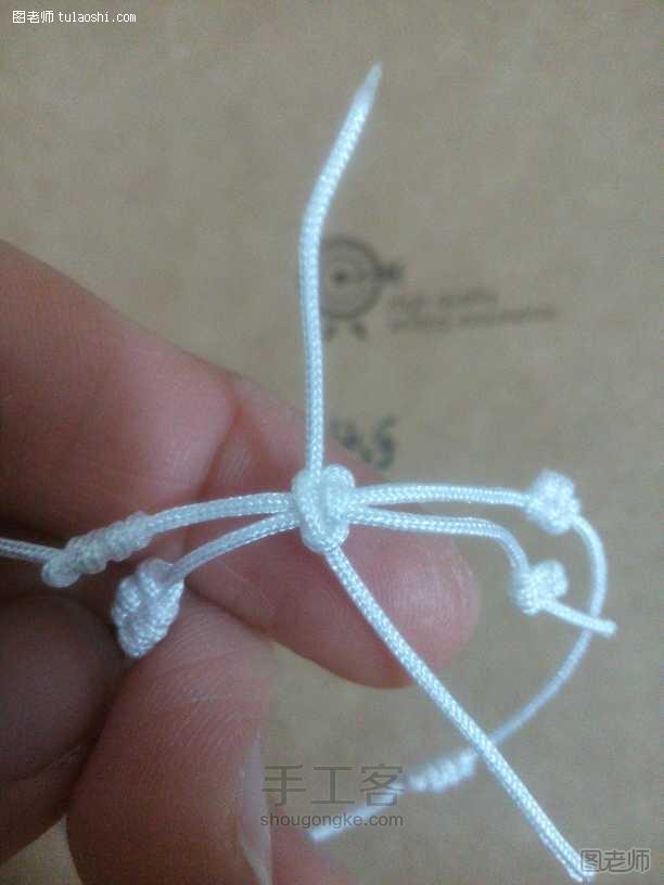 【图】手工编织图解教程 一根绳子做手绳 教程简单创意无限