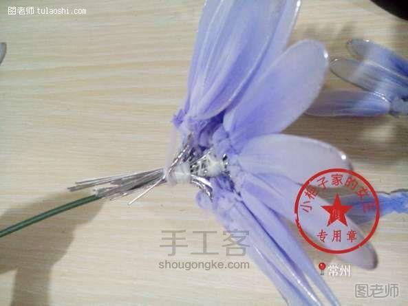 手工编织图片教程【图】 DIY～丝网花教程～非洲菊