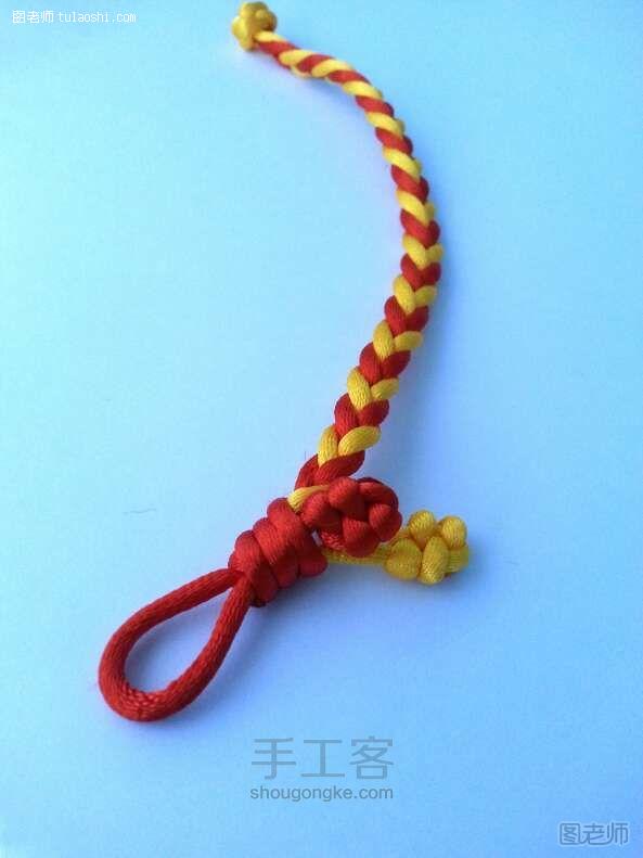 【图】编织教程图解 不一样的绳编手环