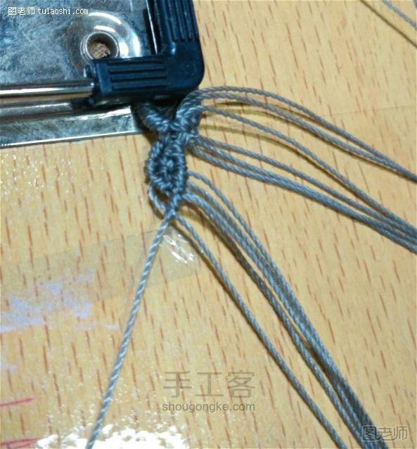【图文】手工编织教程 砗磲Macrame手链