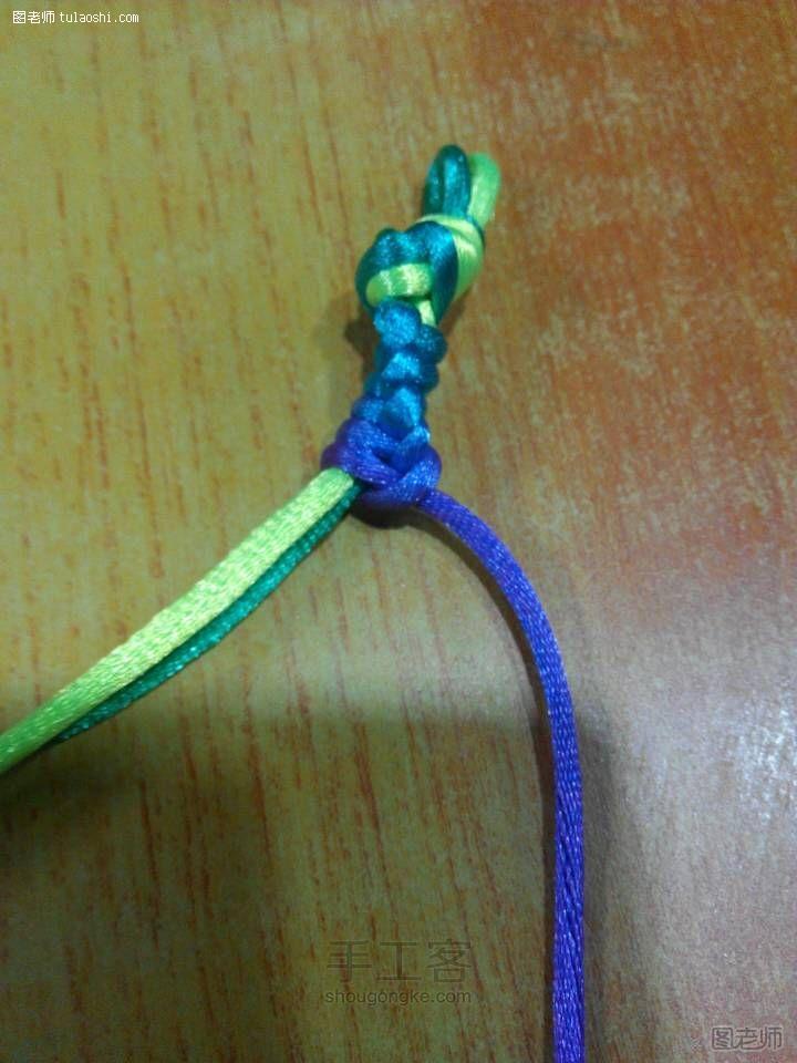 手工编织图片教程 螺旋绳