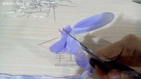 手工编织图片教程【图】 DIY～丝网花教程～非洲菊