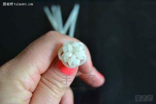编织教程图解【图文】 塑料扎带也能做编出漂亮小花教程