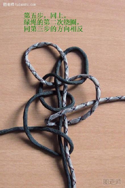 手工编织图解教程 一款超酷的男生手绳编法