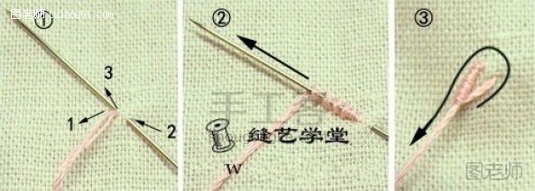【图】手工编织教程 森系卷针玫瑰绣项链