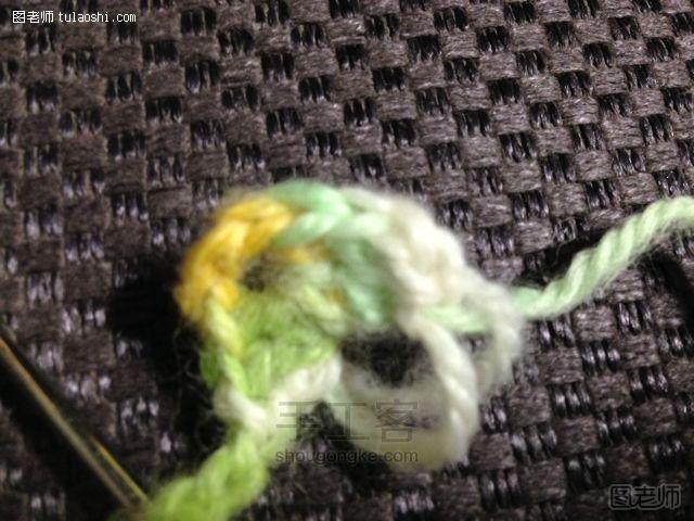 【图】手工编织图片教程 奢品气质小香包钩织方法