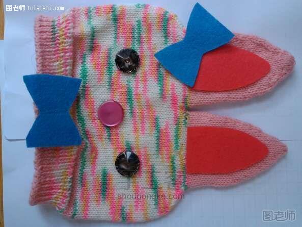 【图】手工编织教程 可爱兔兔帽子编织方法