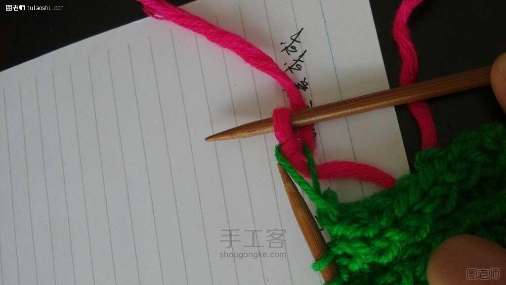【图文】手工编织图解教程 史上最简单的编织换线