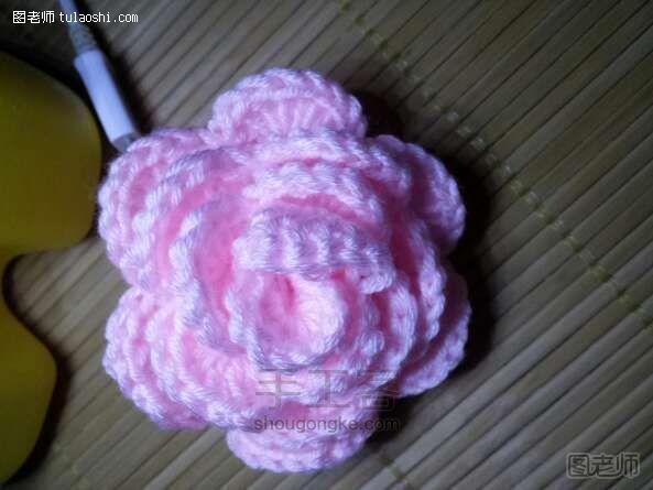 手工编织教程 玫瑰花瓣