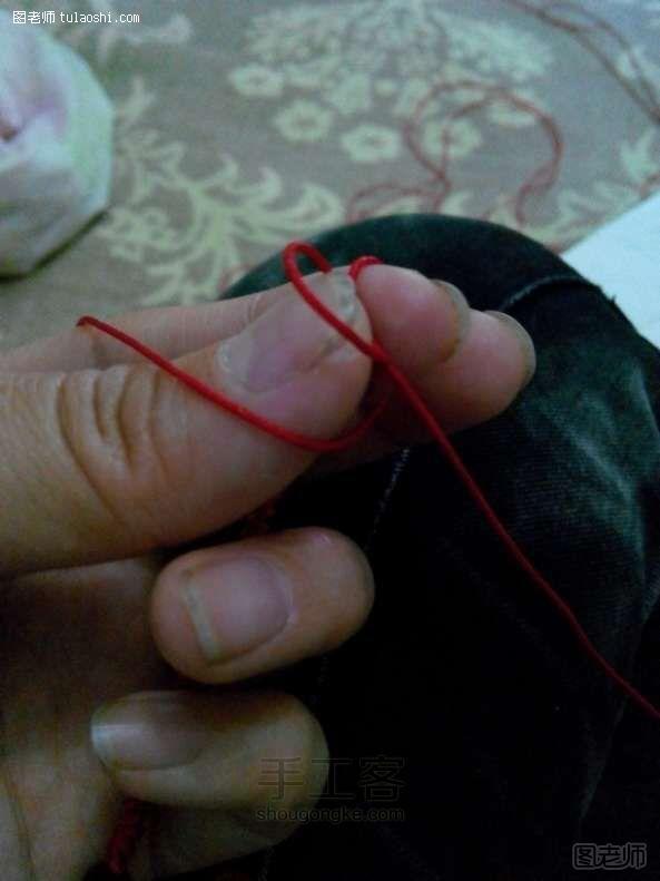【图文】编织教程图解 简单的蛇结手链 DIY饰品制作方法