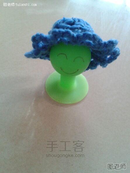 手工编织教程【图文】 毛线又来了之小蓝帽