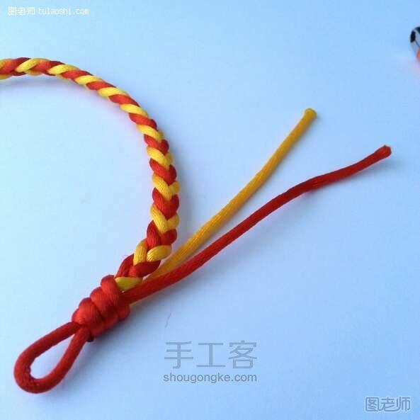 【图】编织教程图解 不一样的绳编手环
