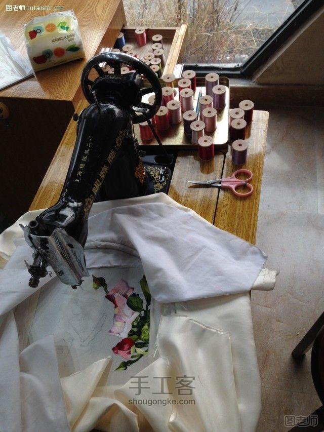 【图文】手工编织图片教程 水彩月季刺绣