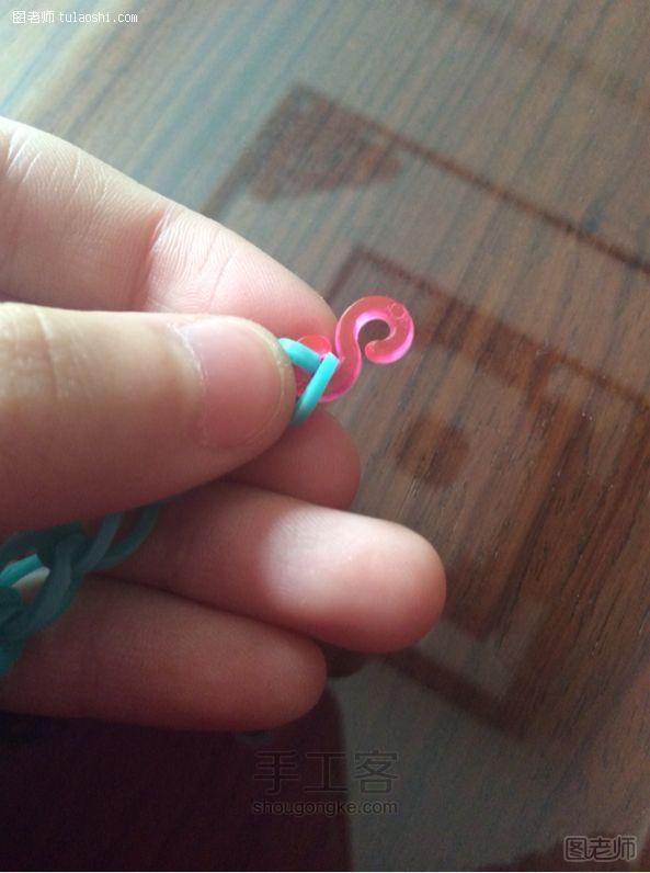 【图】手工编织图片教程 橡皮筋手链