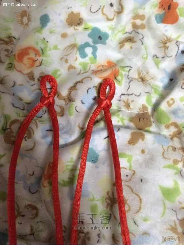 编织教程图解 红绳编织之岁岁平安