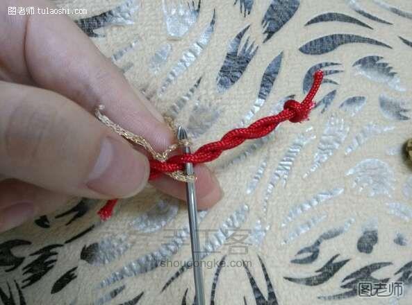 【图】手工编织教程 毛线如何美美的参与到手绳中
