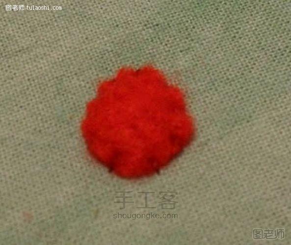 手工编织图解教程【图文】 串珠立体刺绣红莓