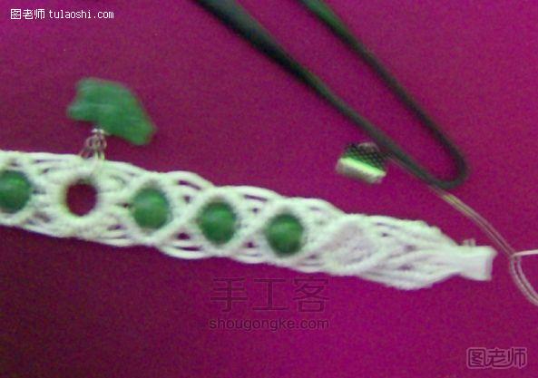 手工编织教程 手工中国结生肖龙手链《染绿》