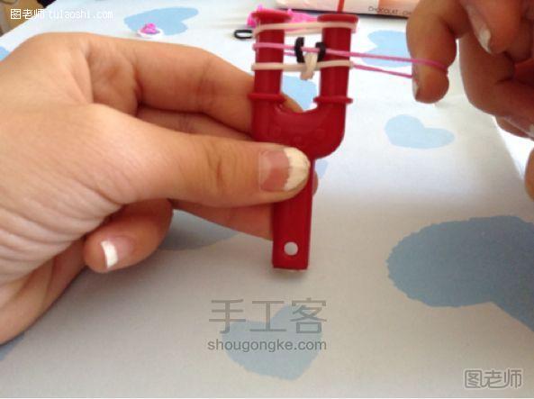 【图】手工编织教程 超详细彩虹织机 美腻的手链 