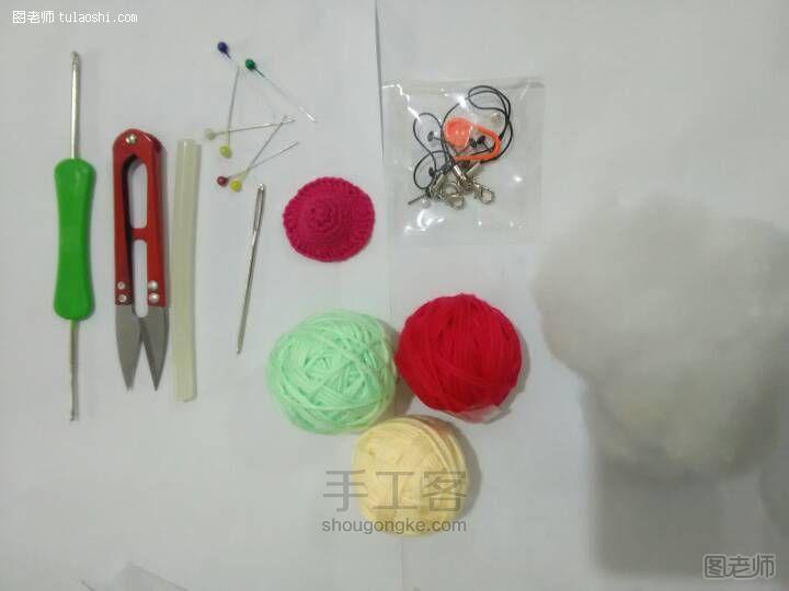 手工编织教程【图】 章鱼丸子材料包