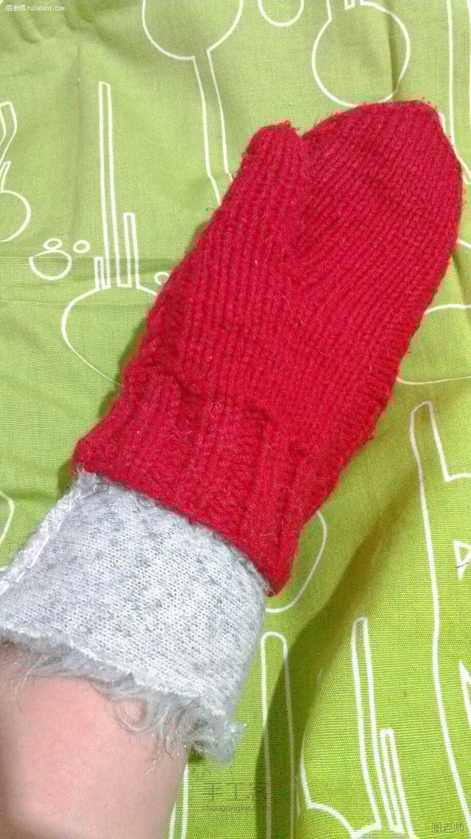 【图文】手工编织图片教程 请许给我你的温暖～手套制造教程