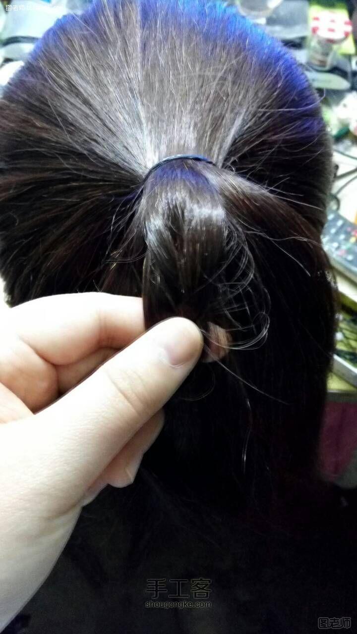编织教程图解【图文】 马尾辫发也能编发