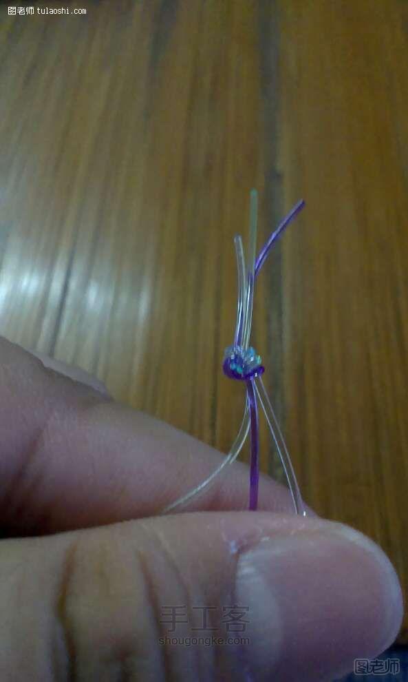 【图文】手工编织图片教程 塑料绳编织之二