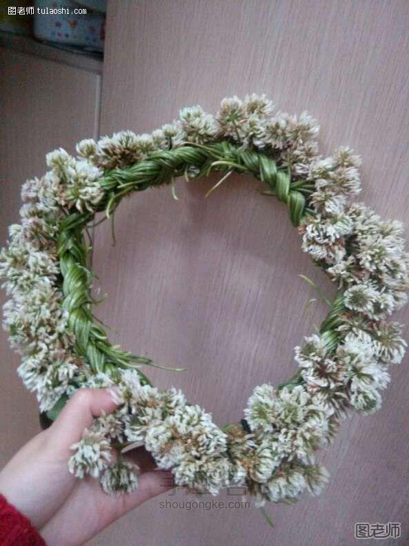 【图文】手工编织图解教程 母亲节——美丽的花环